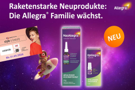 Raketenstarke Neuprodukte: Die Allegra® Familie wächst