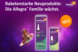 Raketenstarke Neuprodukte: Die Allegra® Familie wächst